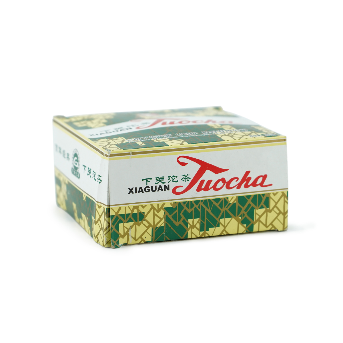 Прессованный шу пуэр - Шу пуэр 2007 г. "Гнездо Ся гуань" марки "Сосна и журавль" завода "Сягуань" гнездо 250 г