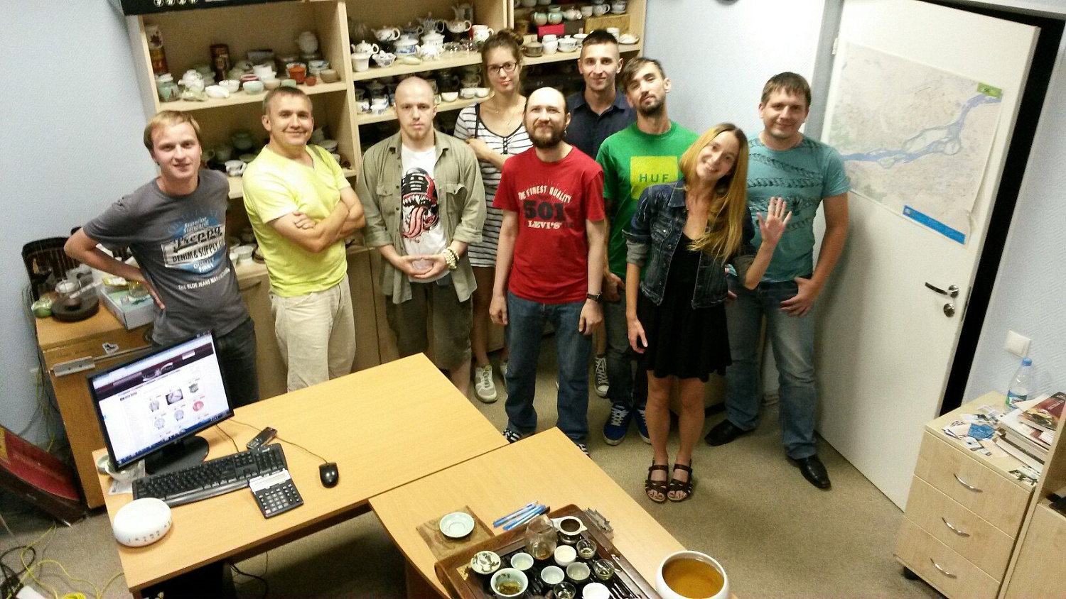 Дегустация шэн-пуэров в Чайной Линии 21.08.2015