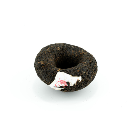 Прессованный шу пуэр - Шу пуэр 2019 г. "Сягуань точа" марки «Сосна и журавль» завода «Сягуань» гнездо 250 г., 