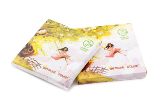 Белый чай Прессованный шоумэй 2021 г «Отдых» марки «Чайная Линия», 90 г