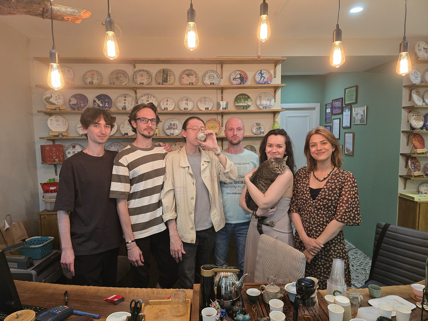 Памятная вечеринка в честь дня рождения Чайной Линии