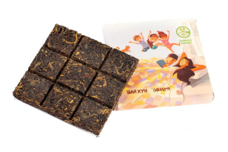 Красный чай Прессованный Шайхун «Семья» марки «Чайная Линия», 90 г