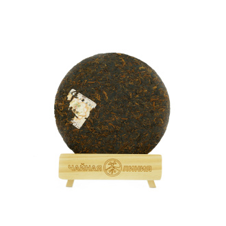 Прессованный шу пуэр - Шу пуэр 2016 г. "Старая мелодия уезда Мэнхай" марки "Кайшуньхао" 357 г, 