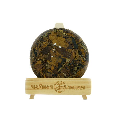 Белый чай Прессованный белый чай 2021 г. с вековых деревьев "Биндао Гушу Байча" марки "Кайшуньхао" 200 г