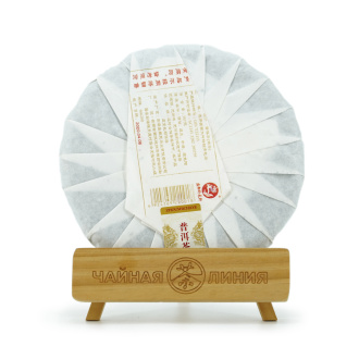 Прессованный шэн пуэр - Шэн пуэр 2020 г. "Гора Паша" завода "Чжоуши" 357 г, 