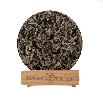 Белый чай Юэгуан бай гу шу 2023 г. (Белый пуэр с многовековых деревьев) завода "Сягуань" блин 260 г