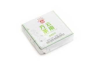 Прессованный шэн пуэр - Чай Шэн пуэр 2015 года "Священное пламя" завода "Сягуань", 125 гр, 