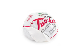 Прессованный шу пуэр - Шу пуэр 2018 г. «Люкс» марки «Сосна и журавль» завода «Сягуань» гнездо 100 г, 