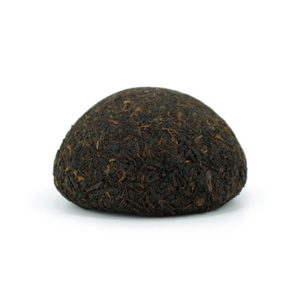 Прессованный шу пуэр - Шу пуэр 2022 г. "Баньчжан Цяому" завода "Чжоуши " 250 г, 