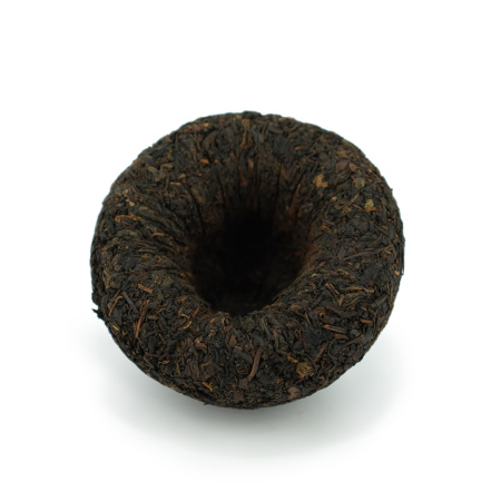 Прессованный шу пуэр - Шу пуэр 2022 г. "Баньчжан Цяому" завода "Чжоуши " 250 г, 