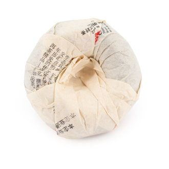 Прессованный шу пуэр - Шу пуэр 2024 г. "Pu er tou cha" марки завода "Сягуань" 250 гр, 