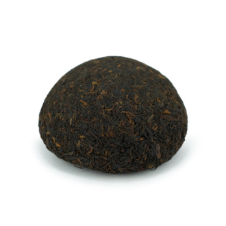 Прессованный шу пуэр - Шу пуэр 2022 г. "Баньчжан Цяому" завода "Чжоуши " 250 г, 