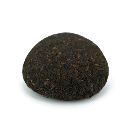 Прессованный шу пуэр - Шу пуэр 2022 г. "Баньчжан Цяому" завода "Чжоуши " 250 г, 